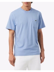 lacoste μπλουζα κμ tee-shirt 3th2827-aey lightblue