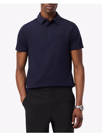 lacoste μπλουζα πολο κμ polo ss 3dh1604-hde darkblue