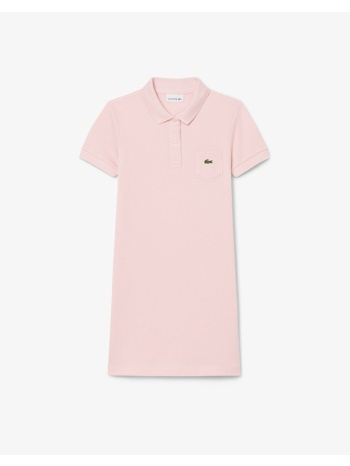 lacoste φορεμα dress 3ej1277-ady lightpink