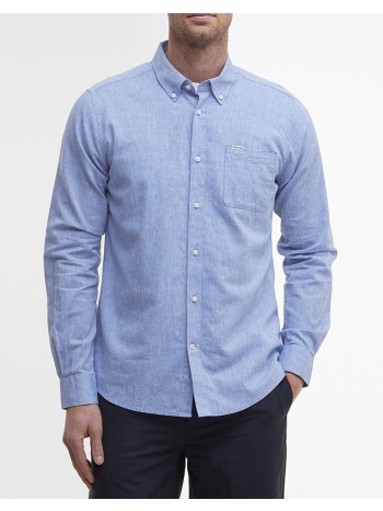 barbour πουκαμισο msh5090-brbl33 blue