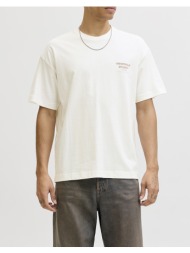 jack&jones jorupstate graphic back tee ss cn 12291667-cloud dancer offwhite
