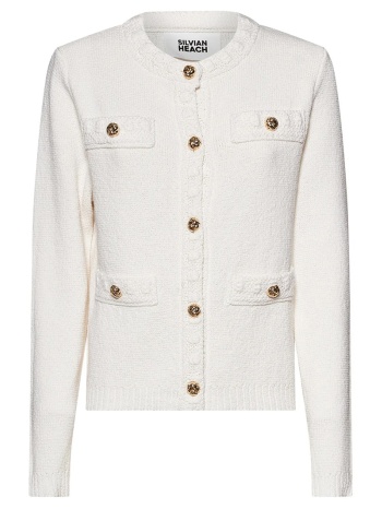 silvian heach cardigan farlawa gpp26384cd-off offwhite