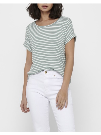 only onlmoster stripe s/s o-neck top jrs noos