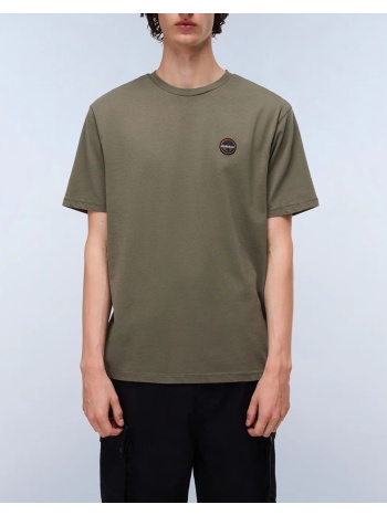 napapijri s-badge ss 1 np0a8949-npg0a khaki