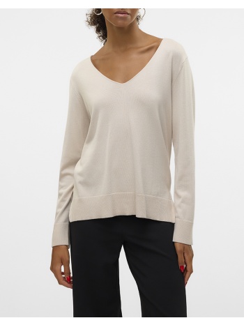 vero moda vmsilje ls v-neck pullover ga noos