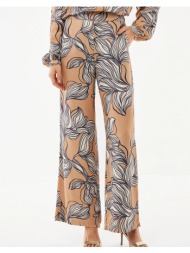 mexx graphic flower print pants wide leg mf007000361w-300007 multi