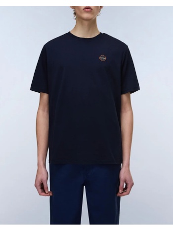 napapijri s-badge ss 1 np0a8949-np176 darkblue