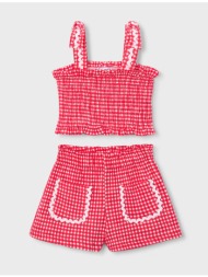 mayoral σετ σορτς 03232-081 coral