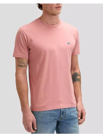 lee ss patch logo tee 112376927-mallory pink