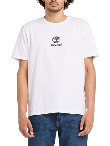 timberland print stack logo short sleeve tee tb0a6wwt-100
