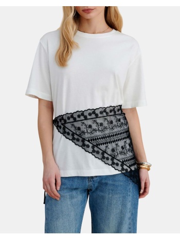 attrattivo μπλουζα&φουλαρι 9923576-leyko white