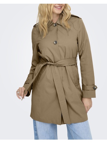 only onldisa life sb trenchcoat cc otw 15369028-tannin tan