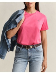 gant μπλουζα κμ reg shield ss t-shirt 3gw4200200-661 fuchsia