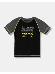 guess kids ss t-shirt μπλουζα παιδικο boy n6ri08k8hm4-jblk black