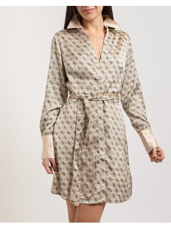 guess ls blerta chemisier dress φορεμα γυναικειο