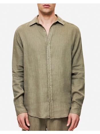 dirty laundry classic linen shirt dlms000134-taupe khaki