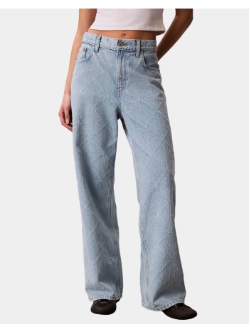 calvin klein jeans low rise baggy needlepunch ck tr