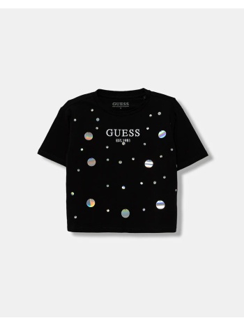 guess kids midi sequins ss t-shirt μπλουζα παιδικο girl