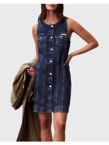 calvin klein jeans whs slvls mini trucker dress mad