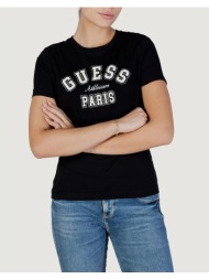 guess anita cn ss t-shirt μπλουζα γυναικειο v6ri15j1314-jblk black