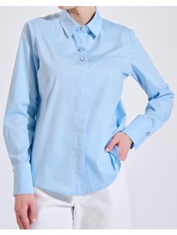 bill cost πουκαμισο 10-180348-0-σιελ ciel