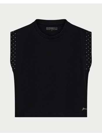 guess kids sl t-shirt μπλουζα παιδικο girl j6ri07k8hm4-jblk