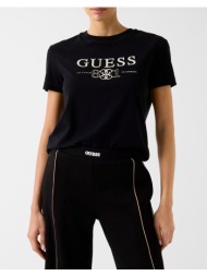 guess steffi cn ss t-shirt μπλουζα γυναικειο v6ri13kd772-jblk black