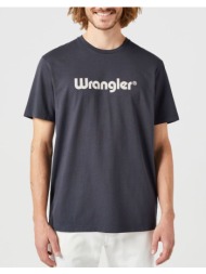 wrangler logo tee 112350526-black black