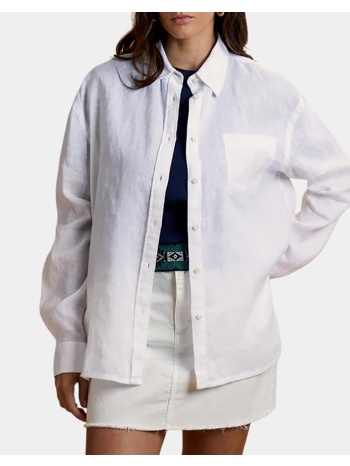 la martina πουκαμισο μμ woman shirt l/s linen