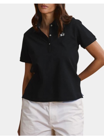 la martina μπλουζα πολο κμ woman polo s/s 30/1 cotton piq