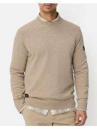 camel πλεκτό πουλοβερ crew neck c261-409500-7k56-17 biege