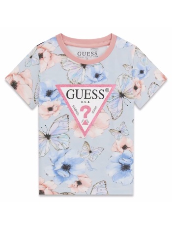 guess ss t-shirt μπλουζα παιδικο girl k6ri06k6yw4-p739 mixed