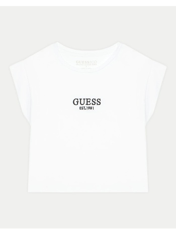 guess kids crop ss t-shirt μπλουζα παιδικο girl