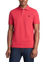 timberland pique short sleeve polo tb0a6vdp-n96 firered