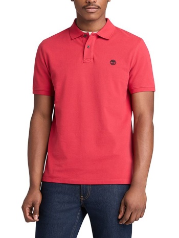 timberland pique short sleeve polo tb0a6vdp-n96 firered