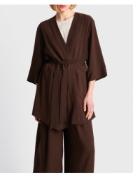 ale ζακετα 82276612-kafe brown