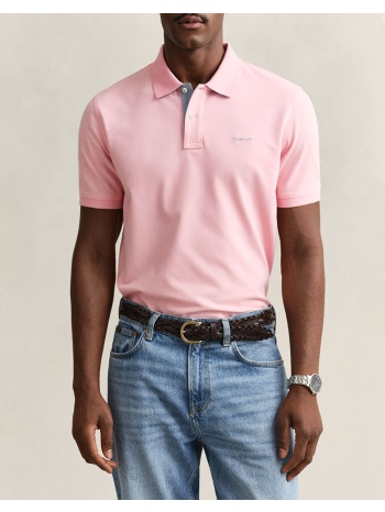 gant μπλουζα κμ reg contrast pique ss polo 3g2062026-671