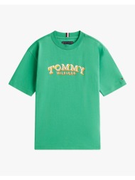tommy hilfiger 3d graphic t-shirt kb0kb10267-2y-7y-l5y green