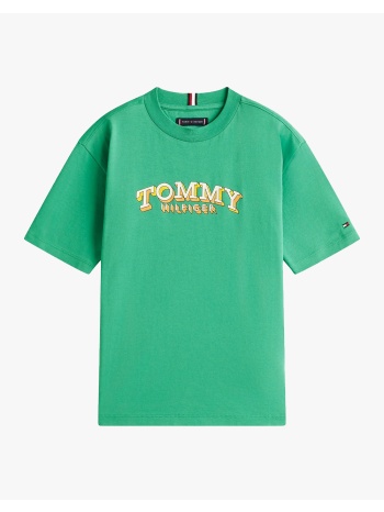 tommy hilfiger 3d graphic t-shirt kb0kb10267-2y-7y-l5y green