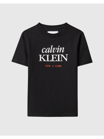 calvin klein jeans logo ss t-shirt lvcksja07b-8y-16y-beh