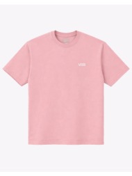 vans left chest ss vn000r9xfpr1-vnfpr pink