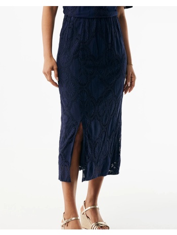 mexx lace pencil skirt mf007400661w-193920 darkblue