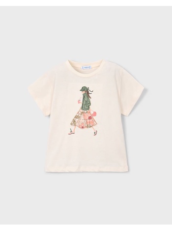 mayoral μπλουζα κοντομανικη 03011-079 biege