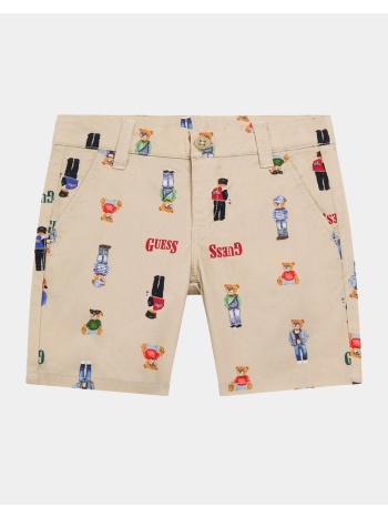 guess stretch gabardine short σορτς παιδικο boy