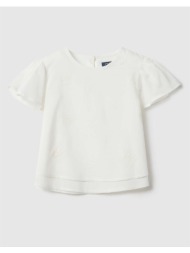 ovs shirt w/flower embro ...