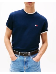 tommy jeans tjm reg badge tee ext dm0dm20322-c1g darkblue