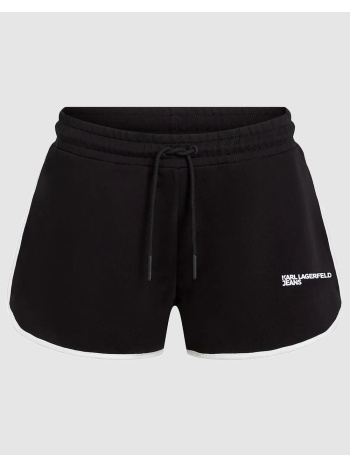 karl lagerfeld jeans klj binding sweat short b2w10125-999