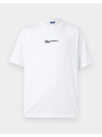 karl lagerfeld jeans klj reg back frame tee b2m17090-100