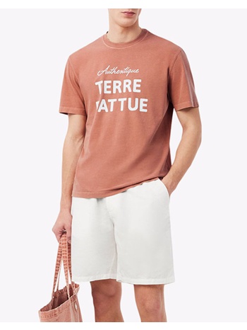 lacoste μπλουζα κμ tee-shirt ss 3th0356-g8i mixed