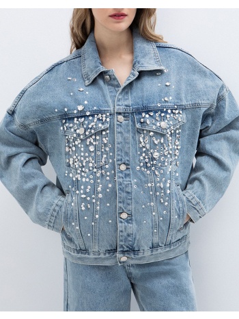 toi&moi τζακετ τζιν 60-1715-126-1013 denimblue